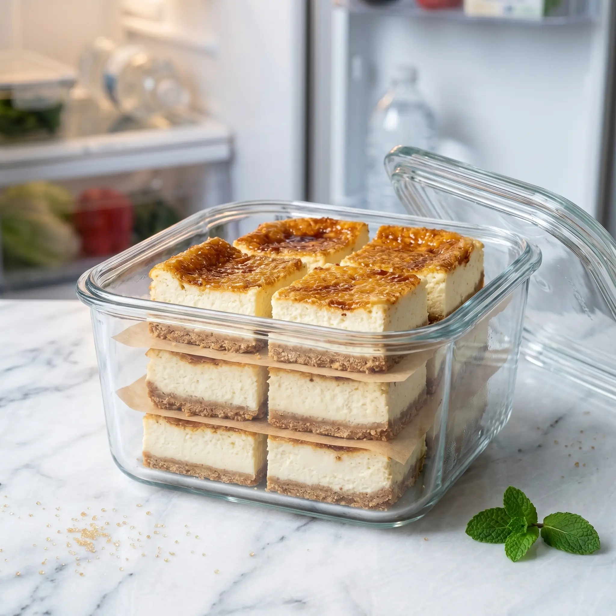 Crackly Top Cheesecake Bars