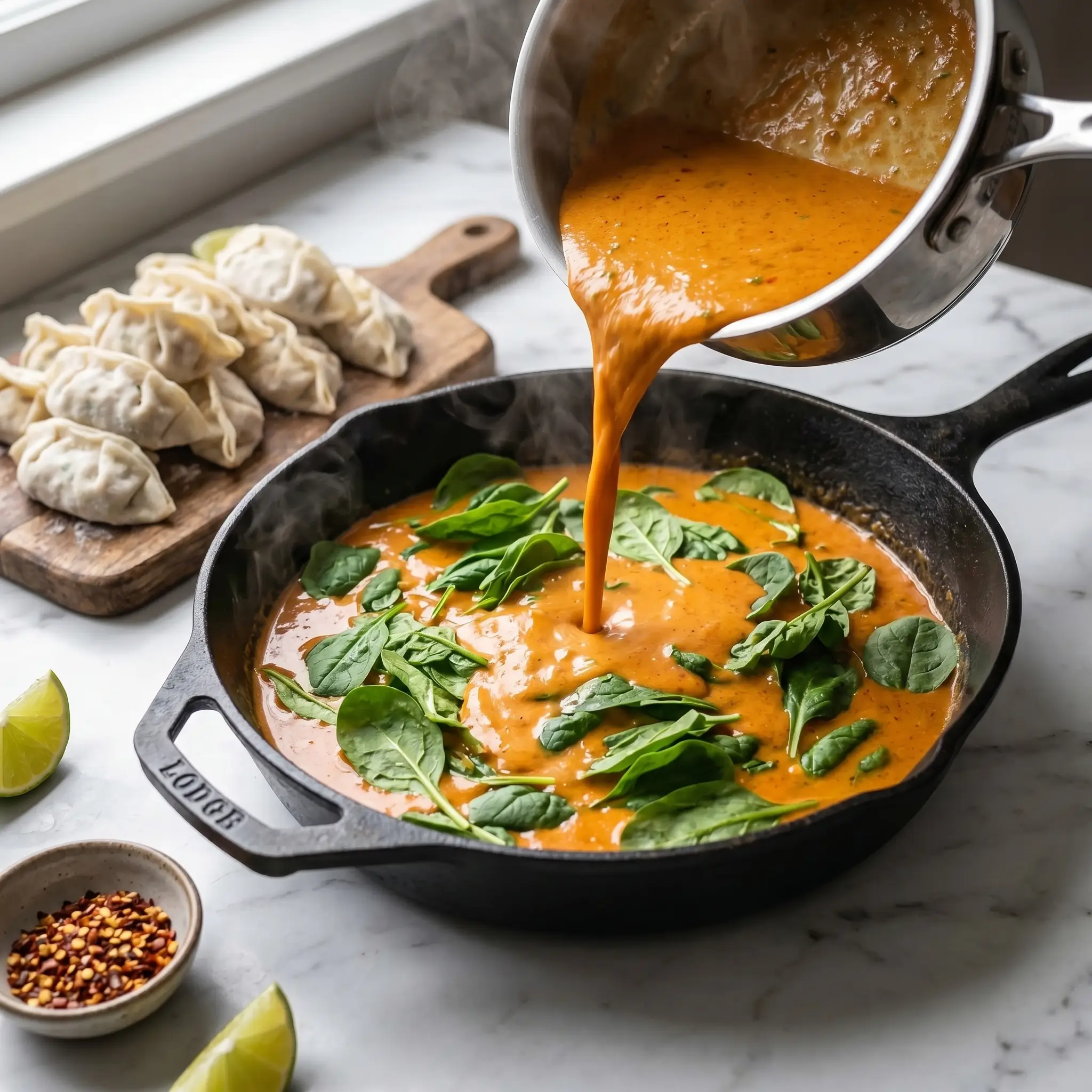 Lazy Dumpling Curry Bake