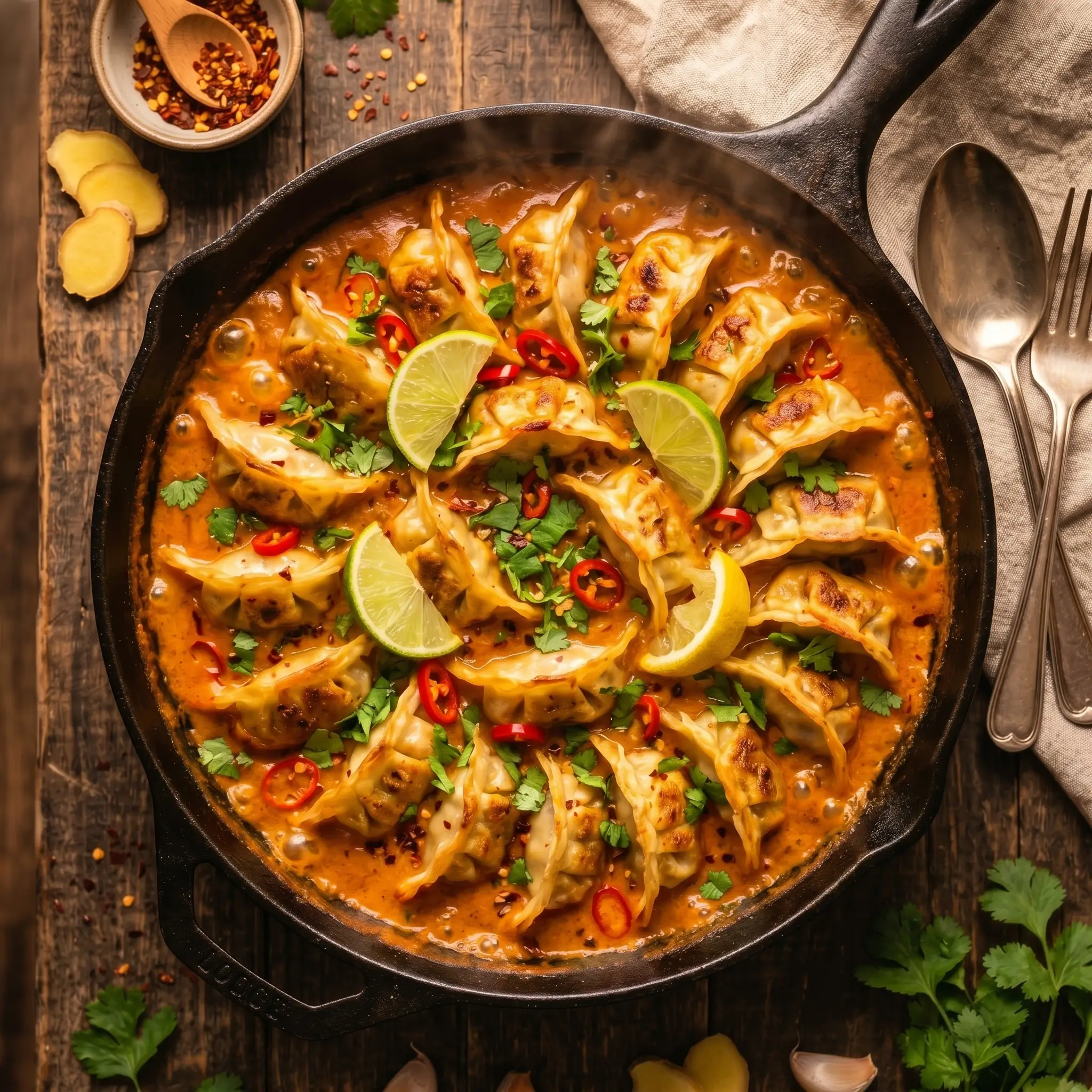 Lazy Dumpling Curry Bake