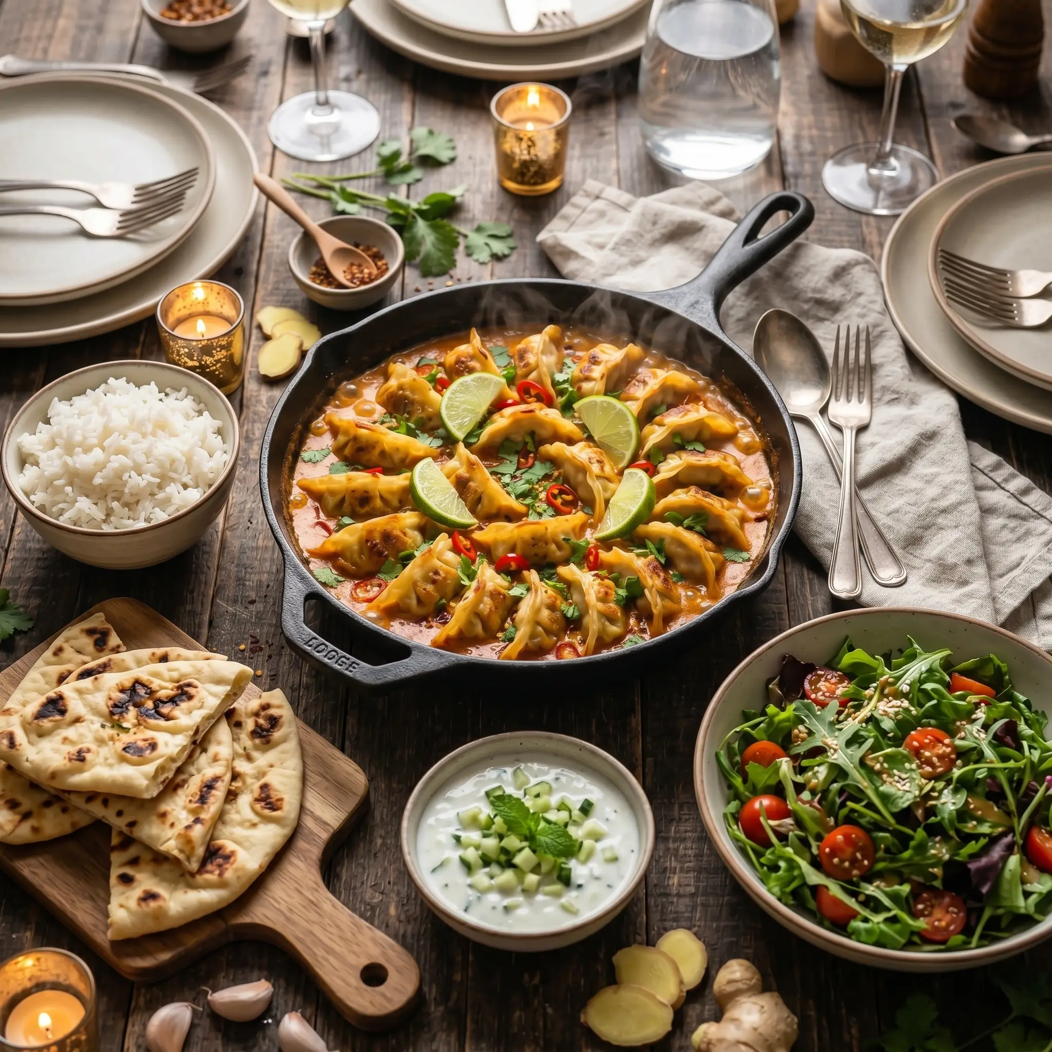 Lazy Dumpling Curry Bake