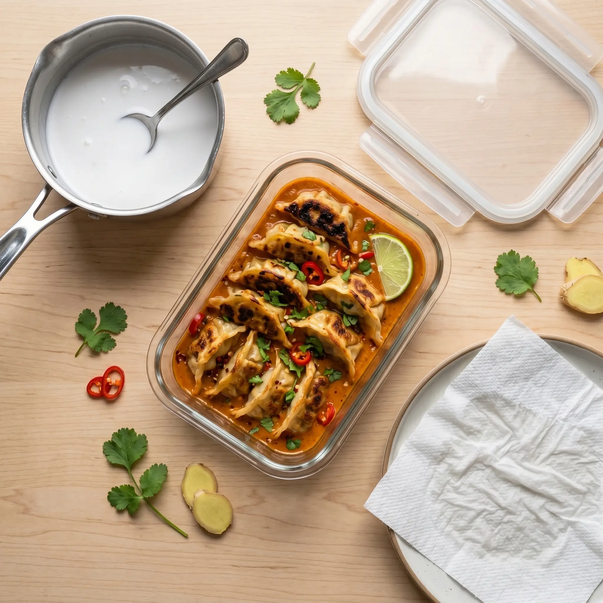 Lazy Dumpling Curry Bake