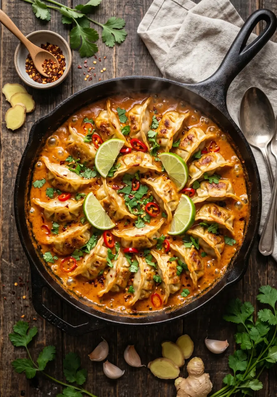 Lazy Dumpling Curry Bake