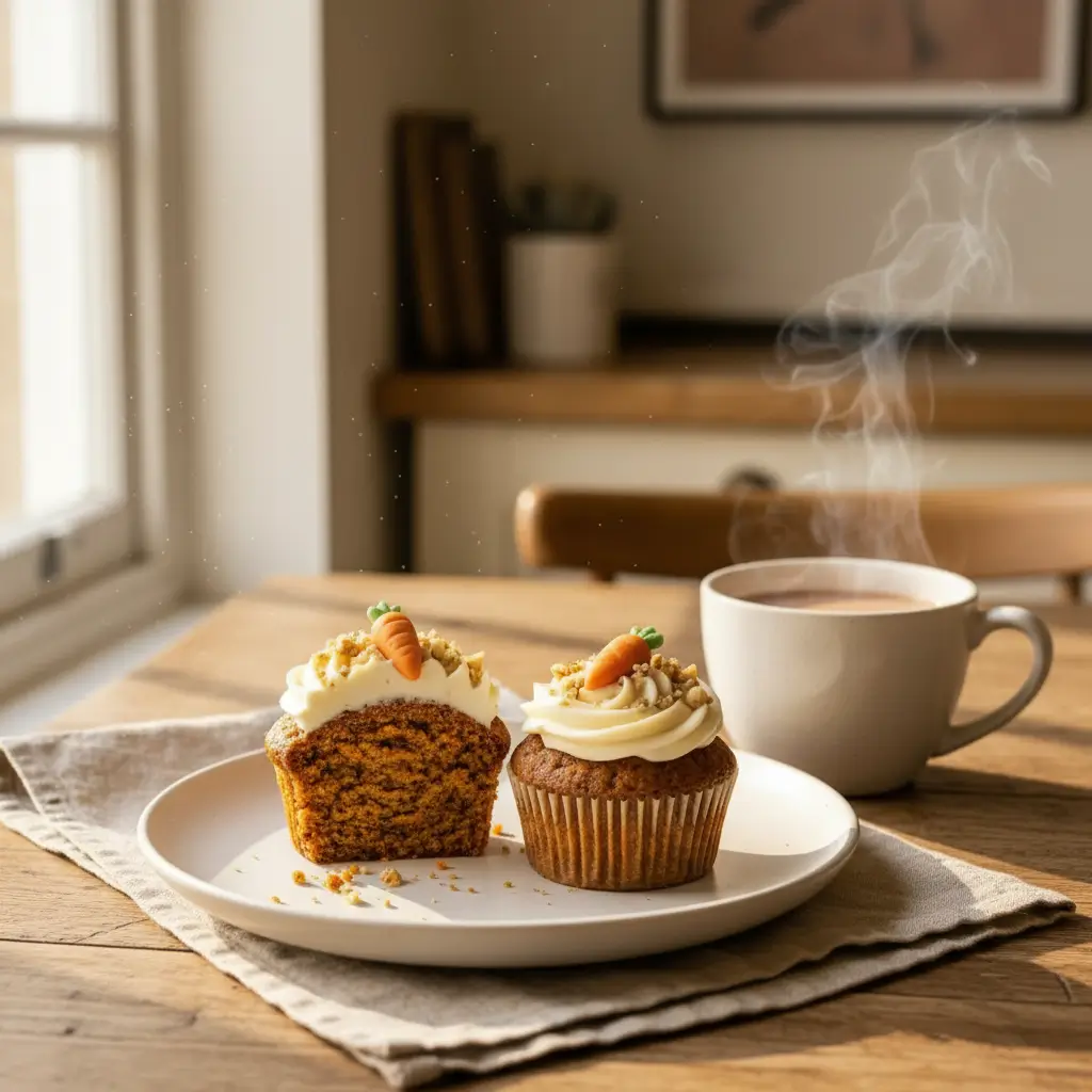 Moist Carrot Cake Cupcakes