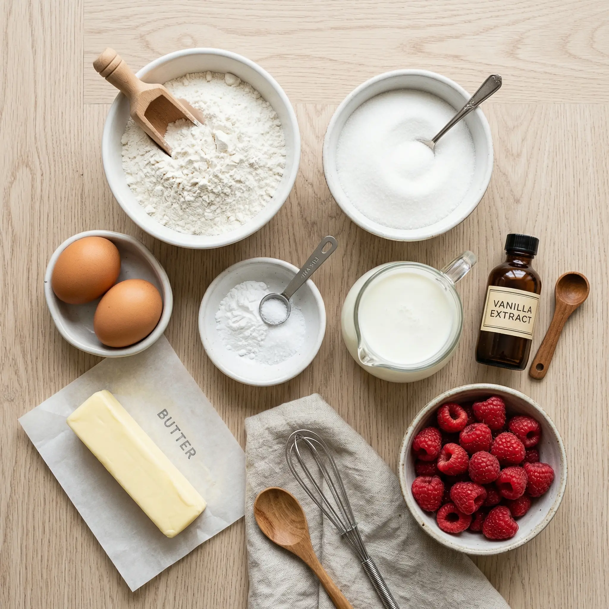 Moist Raspberry Cupcakes