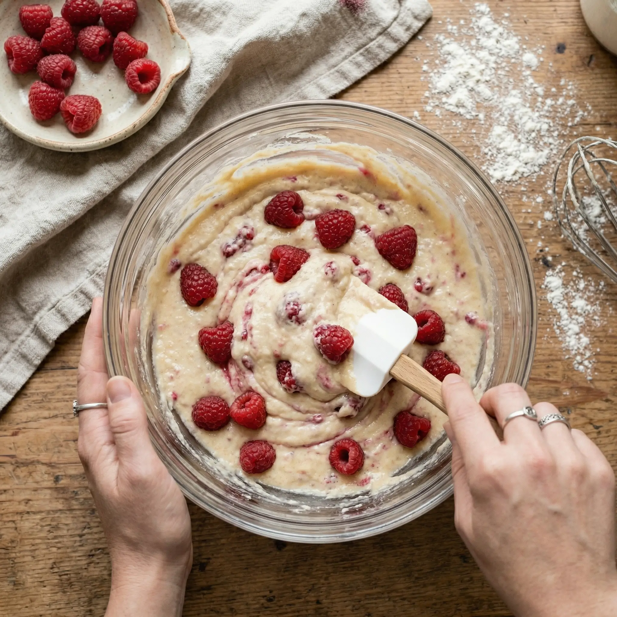 Moist Raspberry Cupcakes