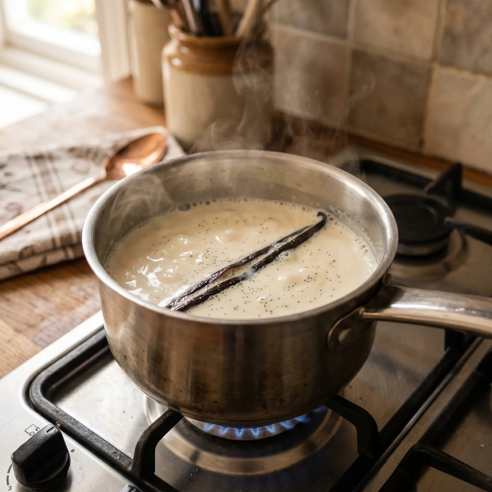 Silky Vanilla Bean Pastry Cream