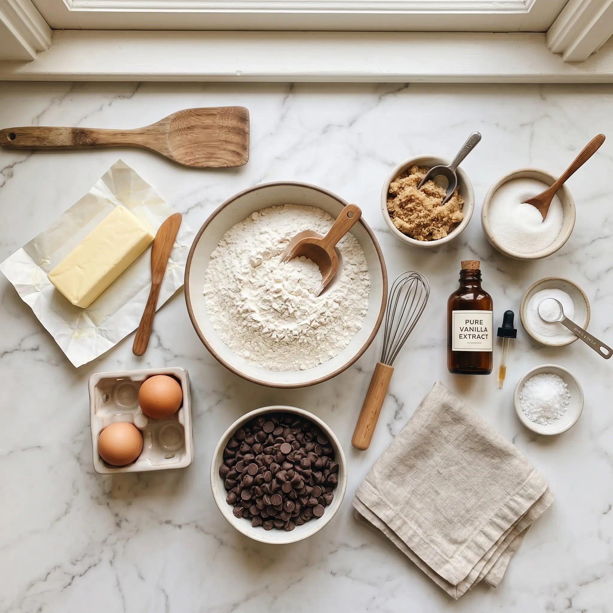 chewy brown butter chocolate chip cookies