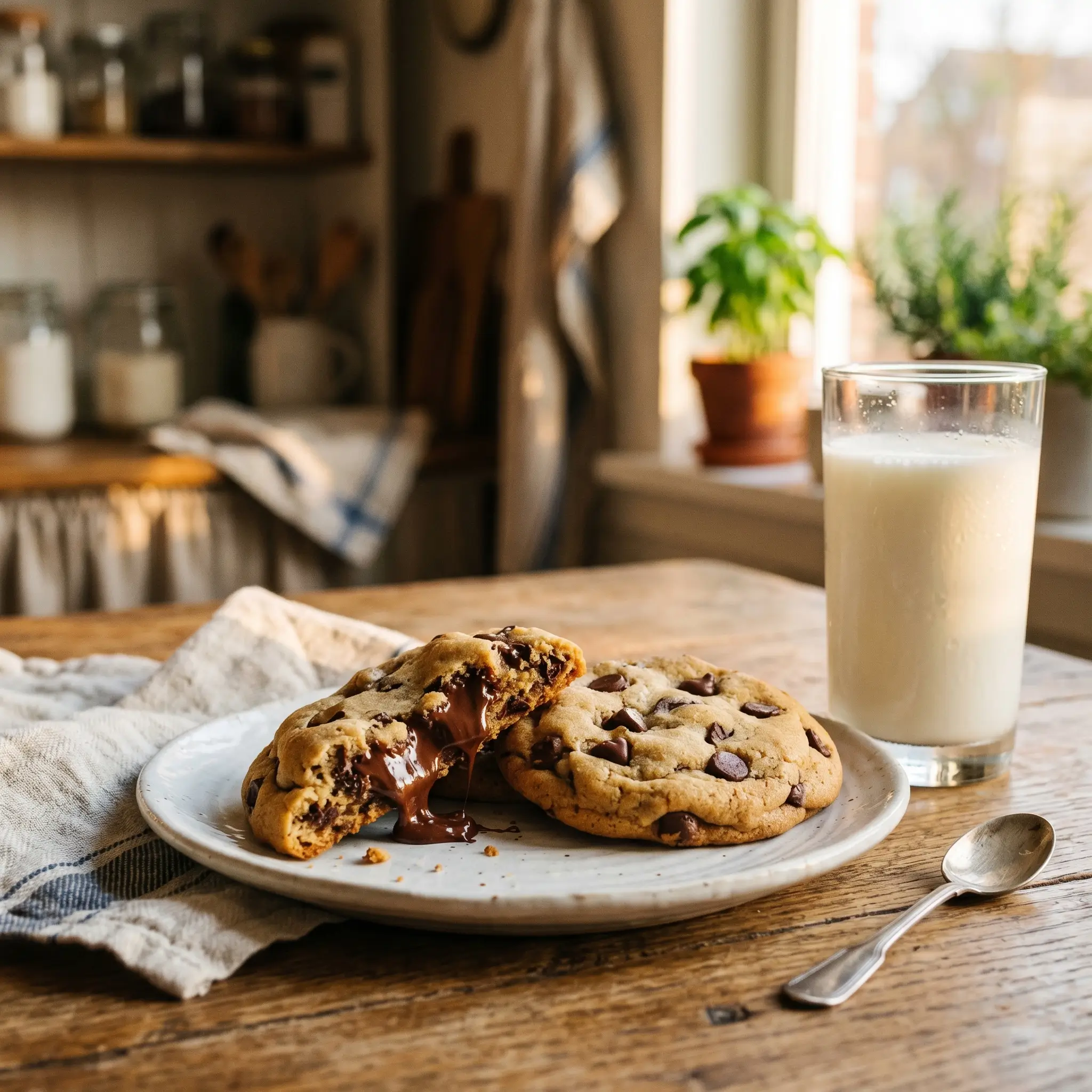 chewy brown butter chocolate chip cookies