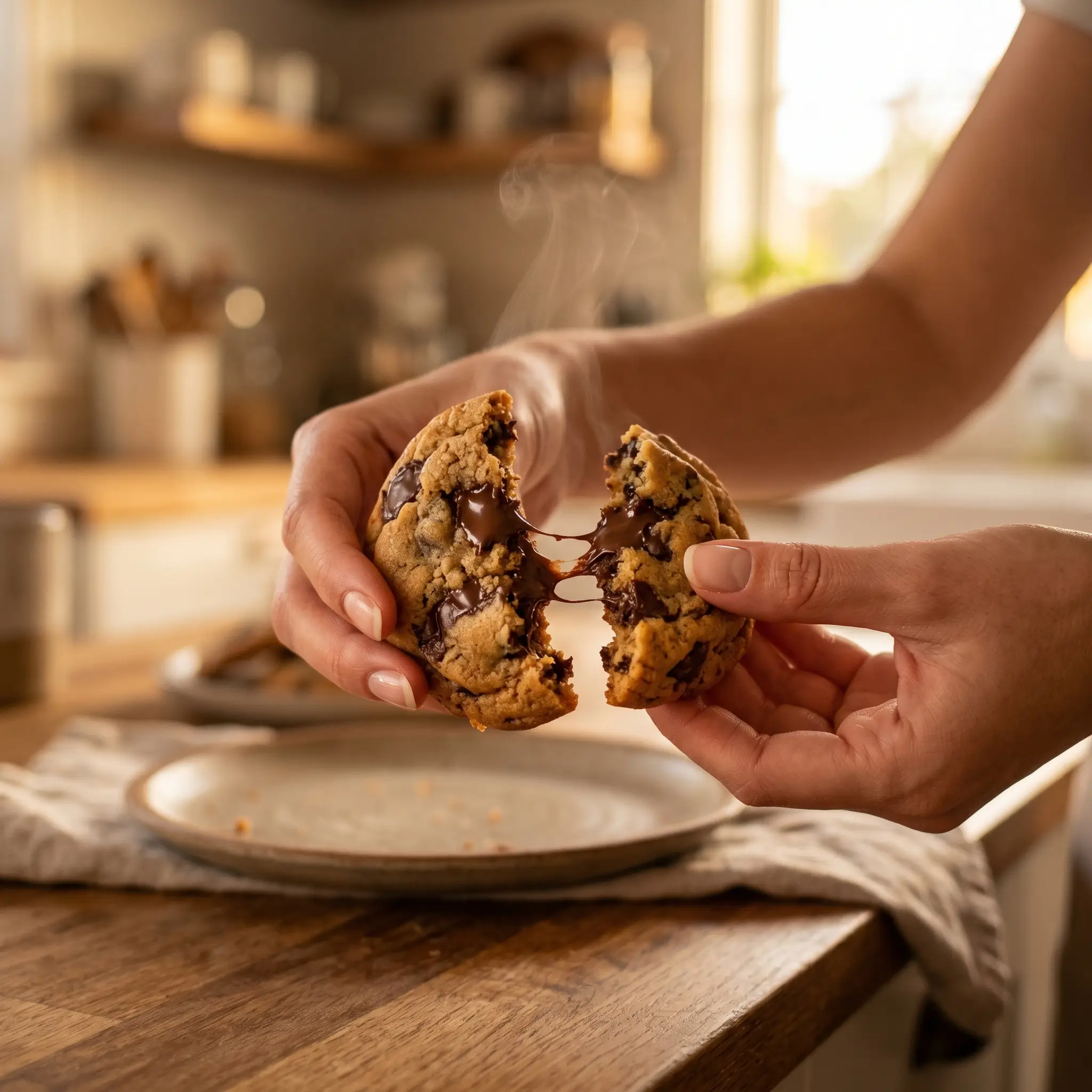 chewy brown butter chocolate chip cookies