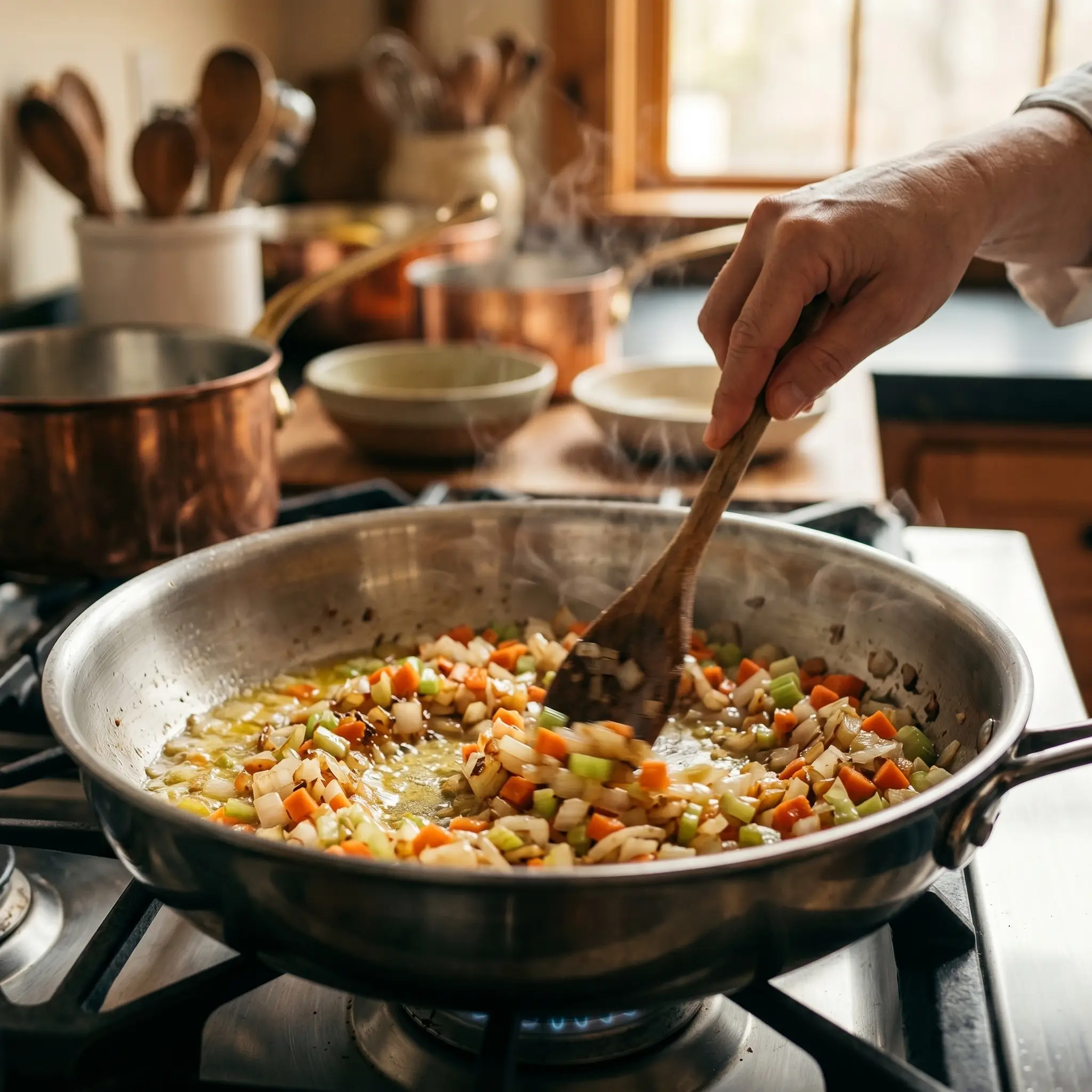 chicken pot pie with puff pastry