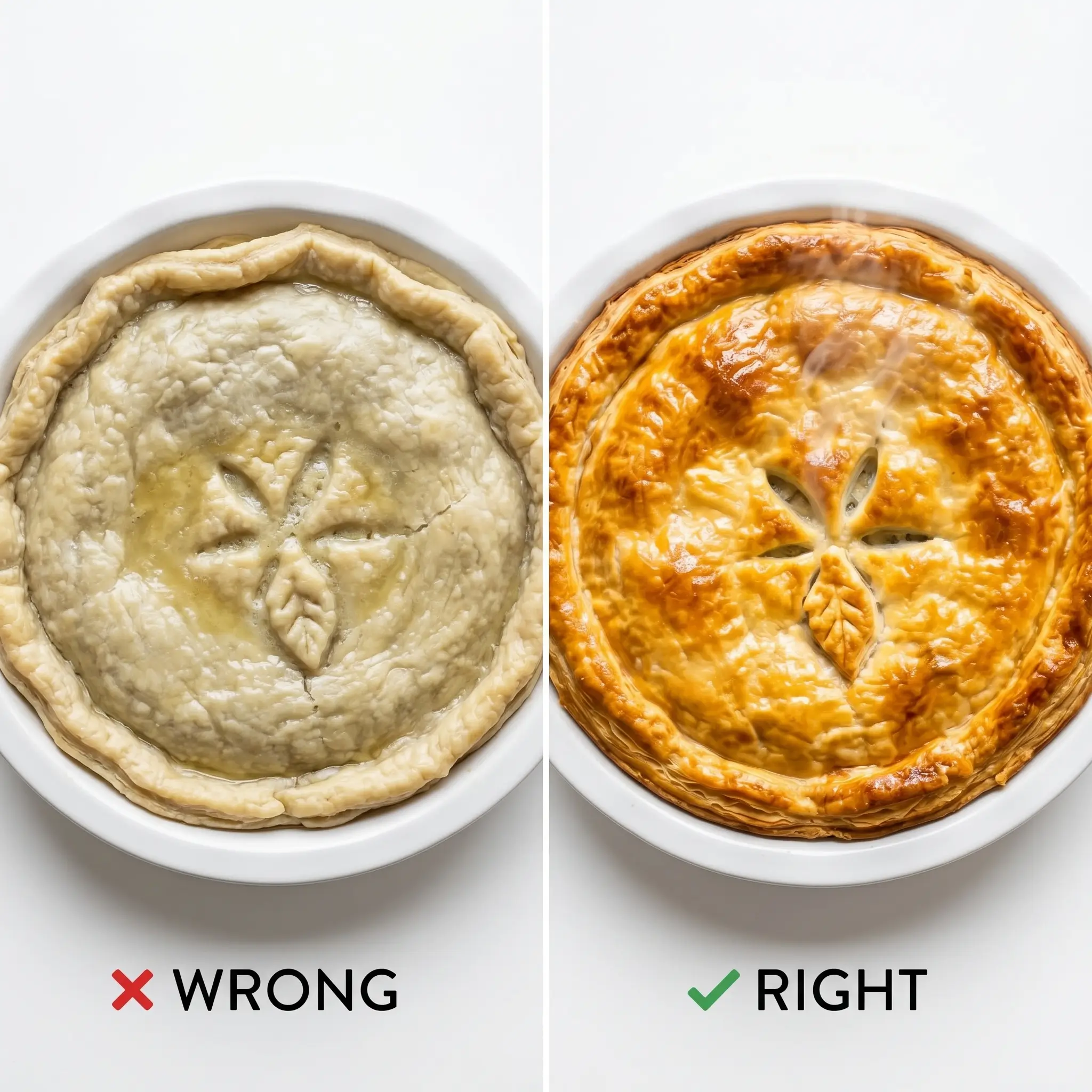 chicken pot pie with puff pastry