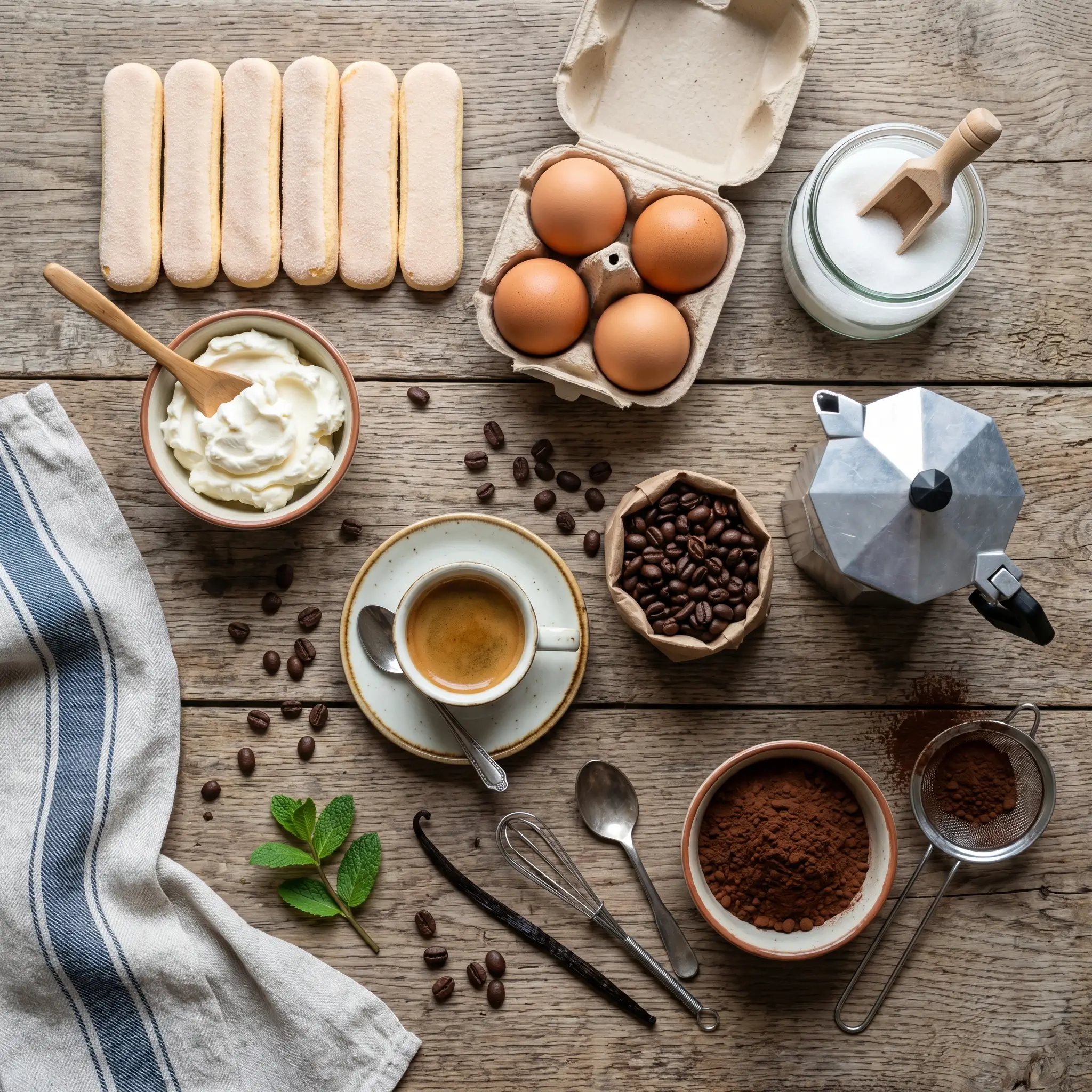 classic tiramisu dessert