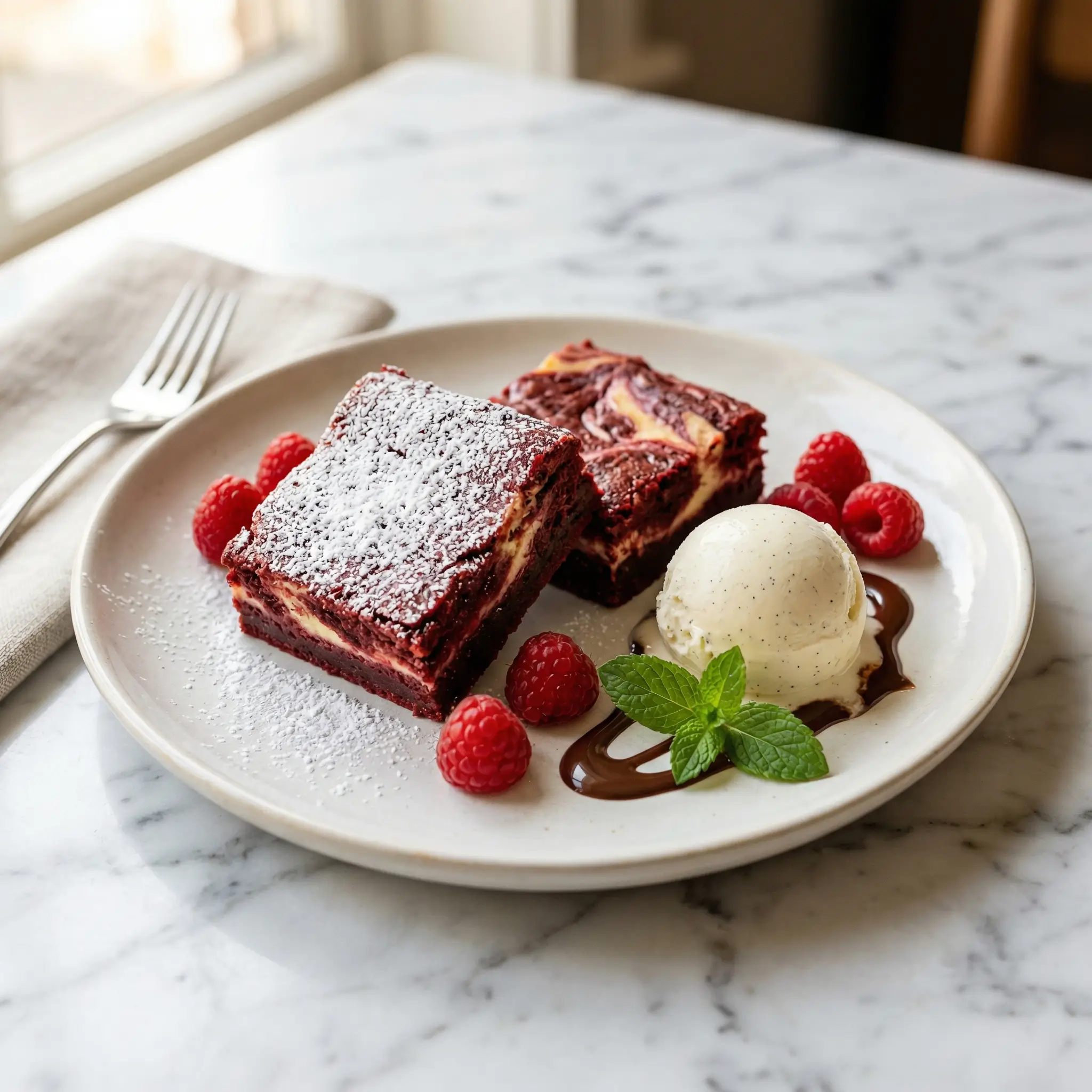 red velvet cheesecake brownies