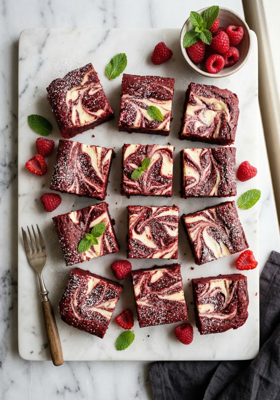 red velvet cheesecake brownies