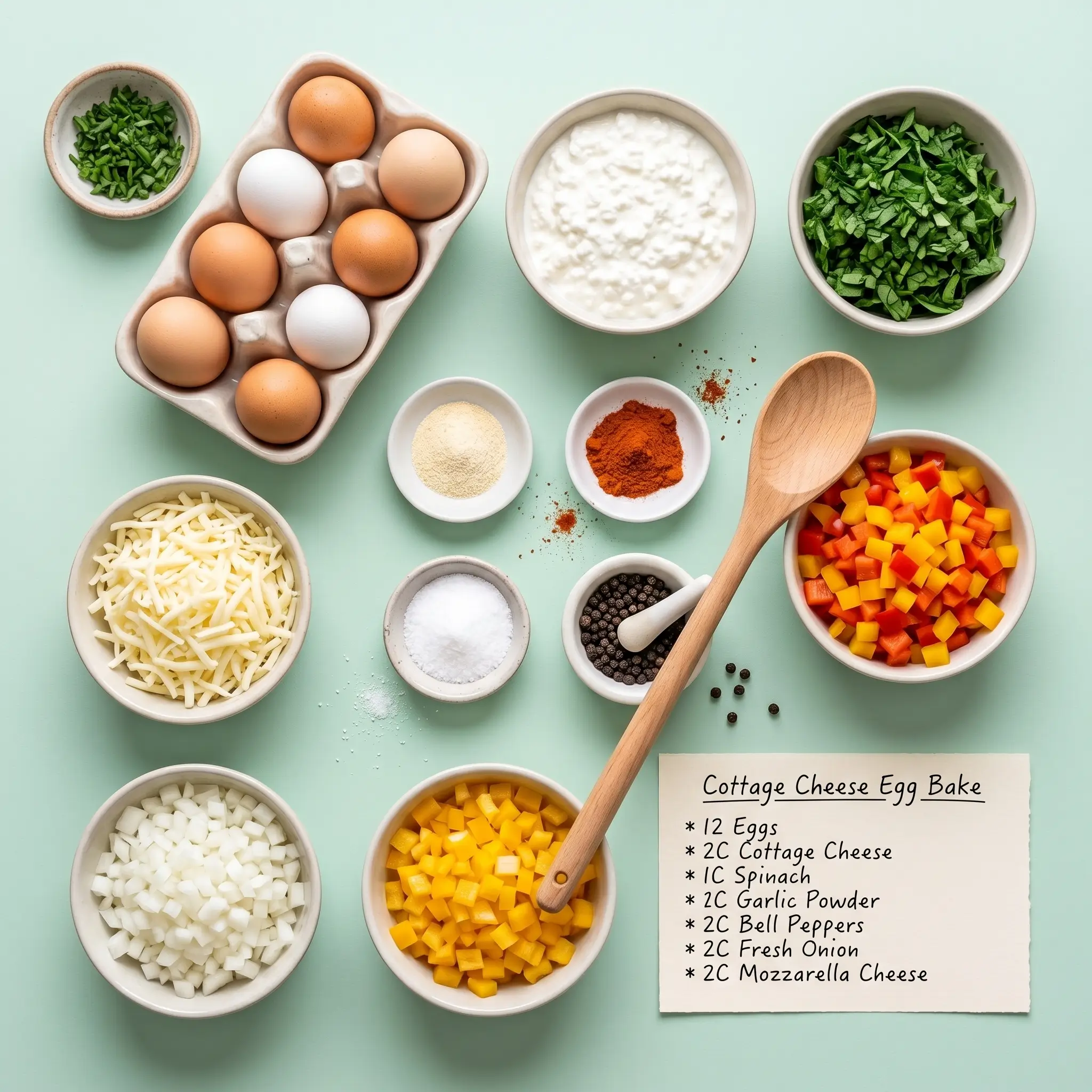 Cottage Cheese Egg Bake