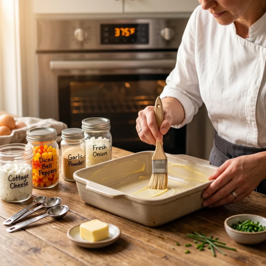 Cottage Cheese Egg Bake