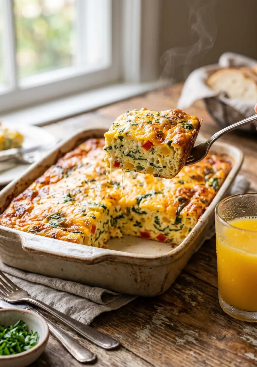 Cottage Cheese Egg Bake