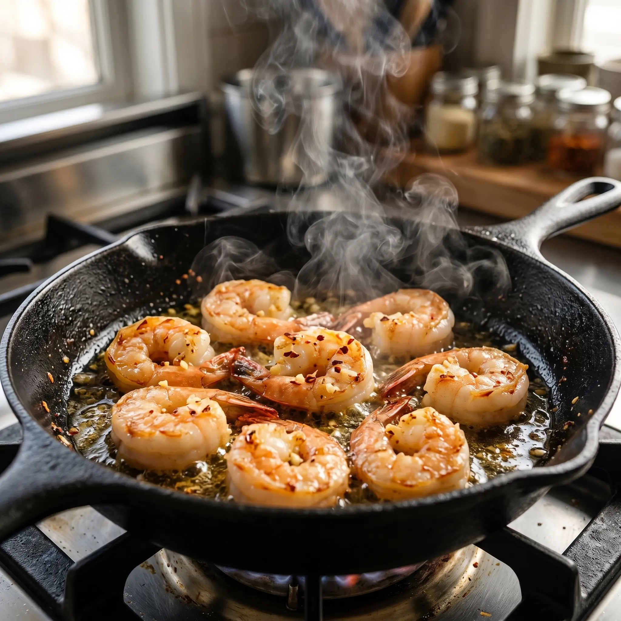 Creamy Lemon Shrimp Pasta