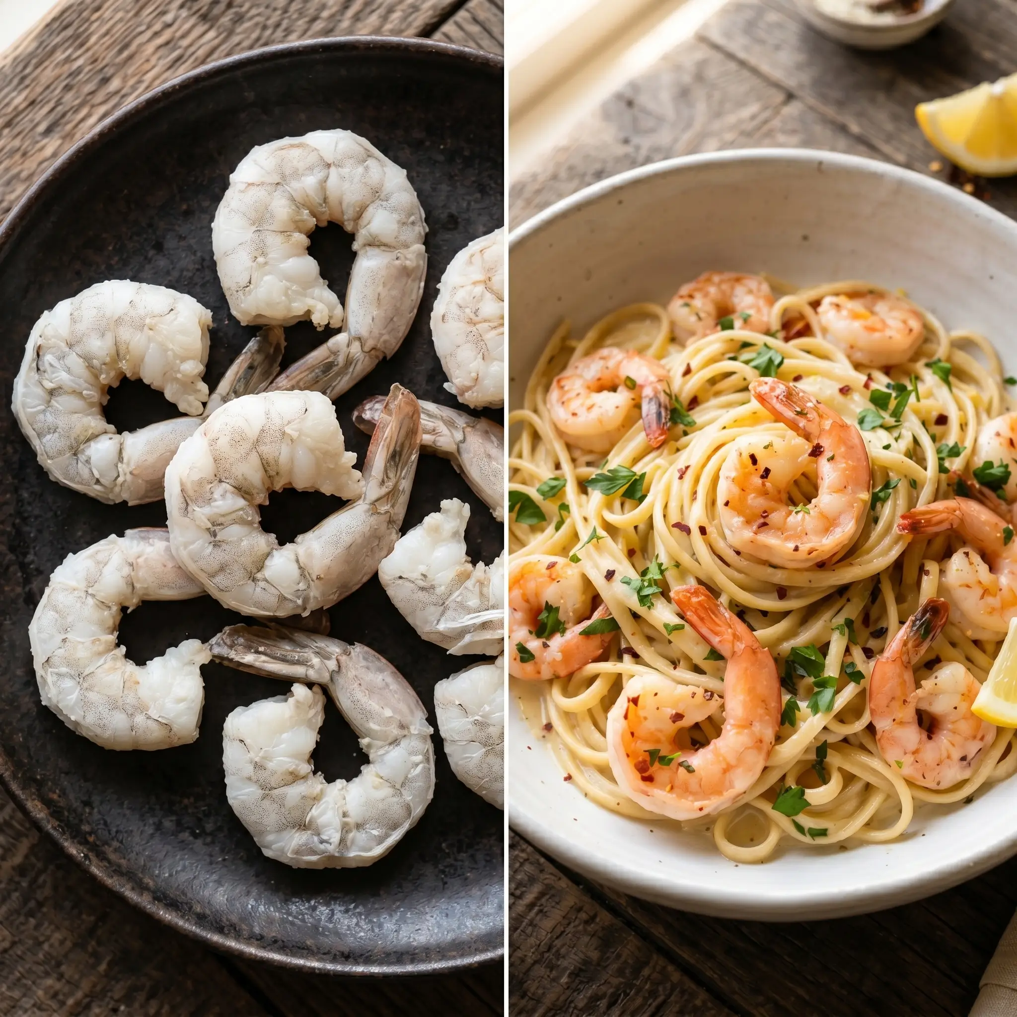 Creamy Lemon Shrimp Pasta