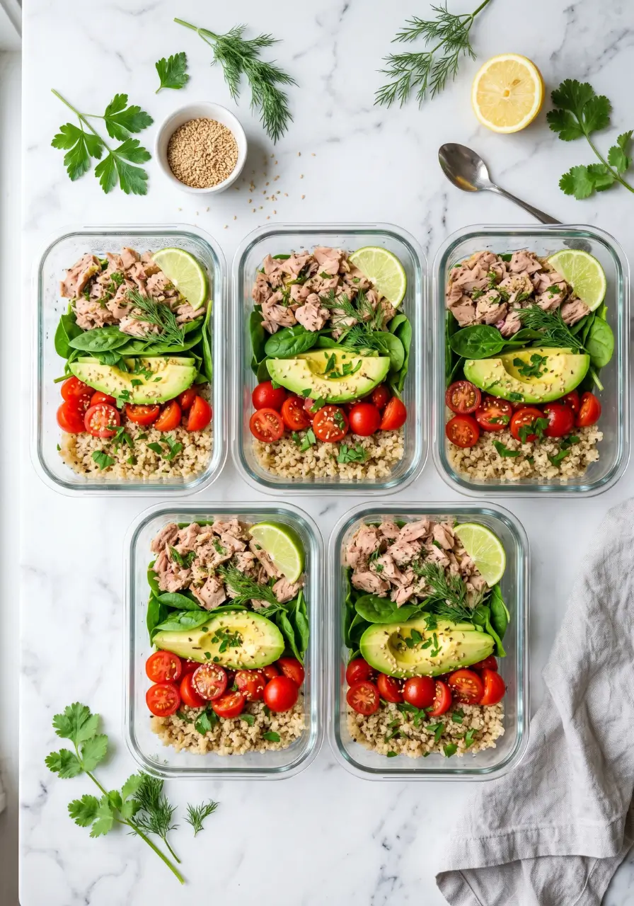 High protein tuna meal prep ideas