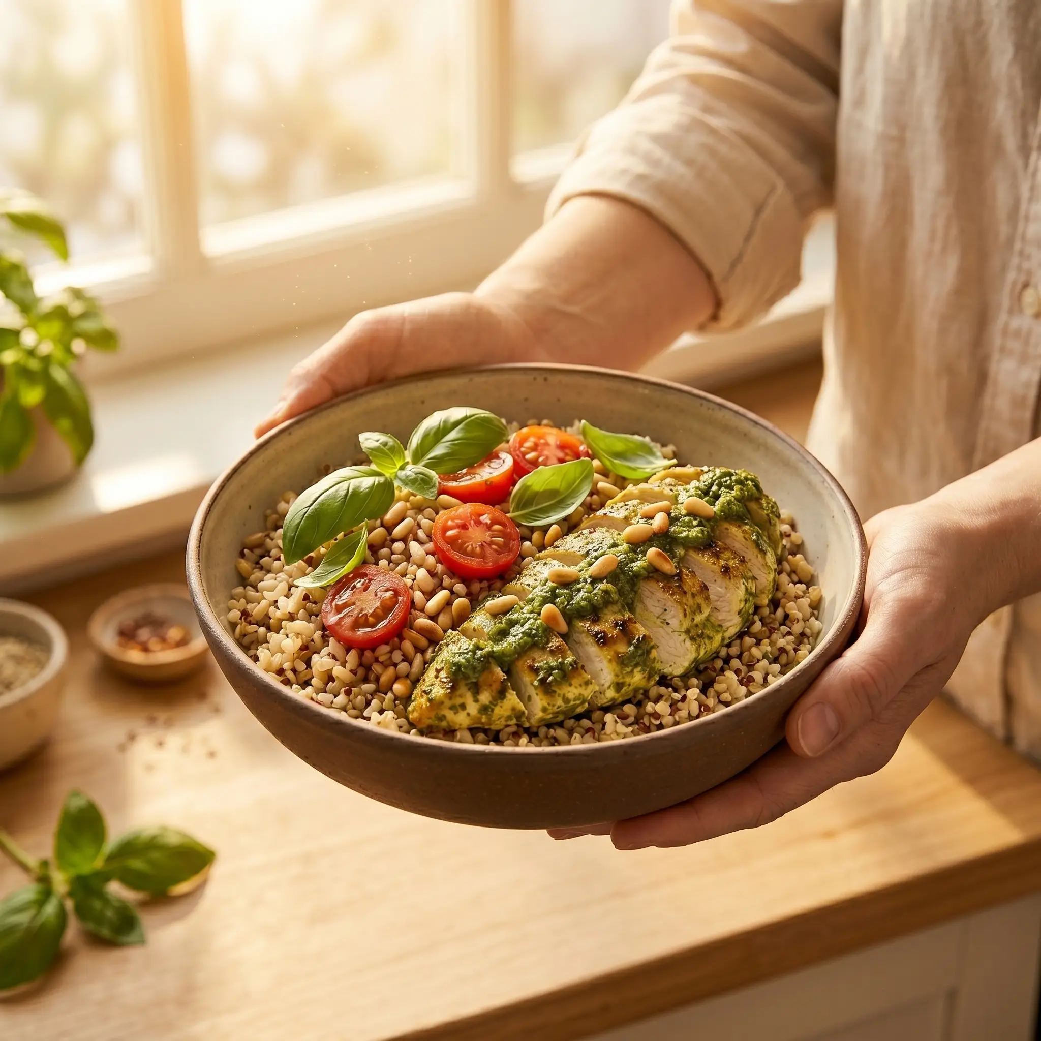 Pesto Chicken Meal Prep Ideas
