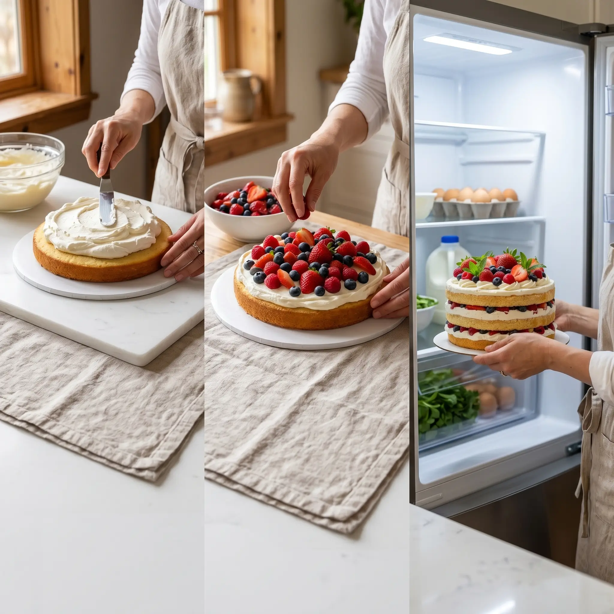 Whipped Cream Berry Cake