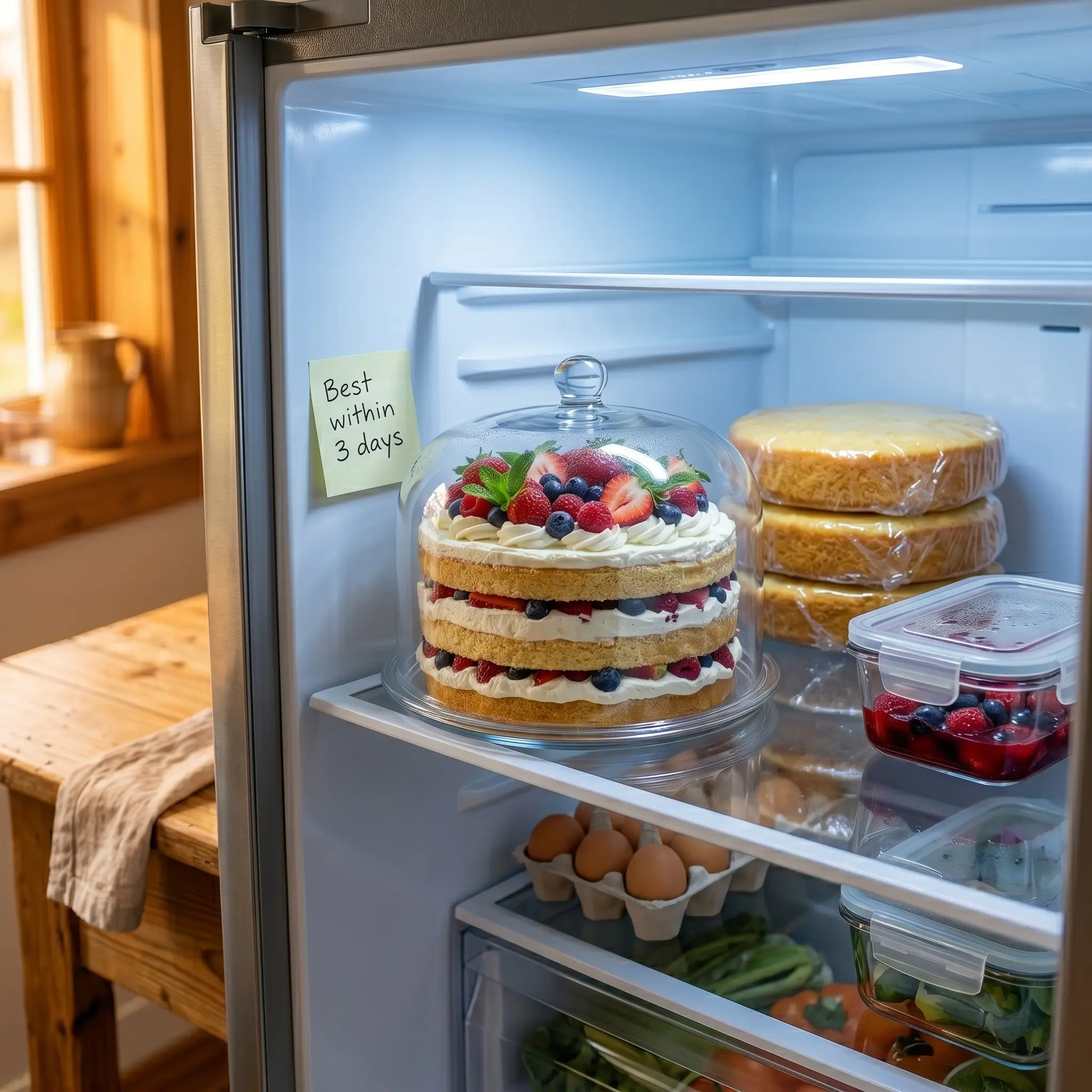 Whipped Cream Berry Cake