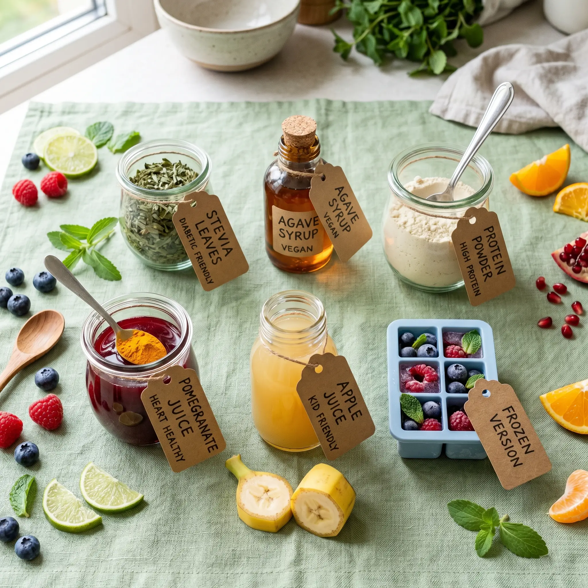healthy fruit mocktail recipes