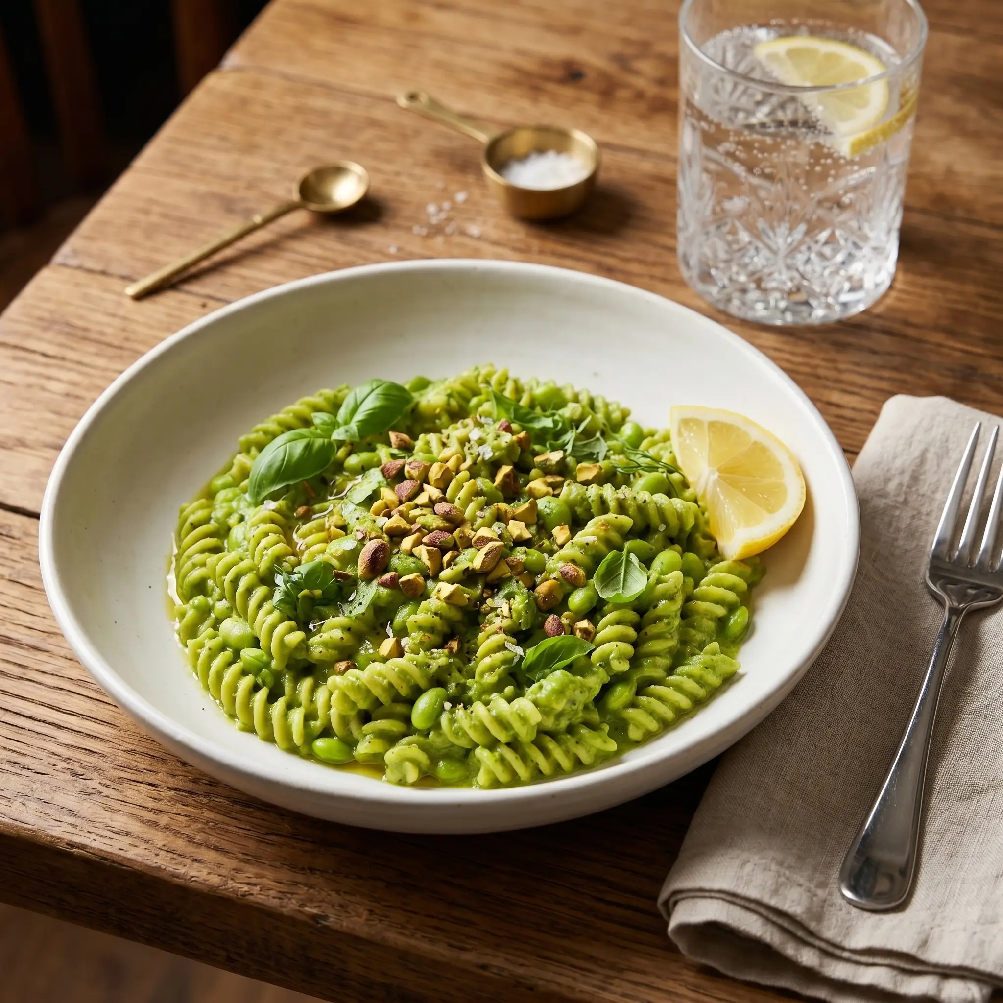 high protein green goddess pasta