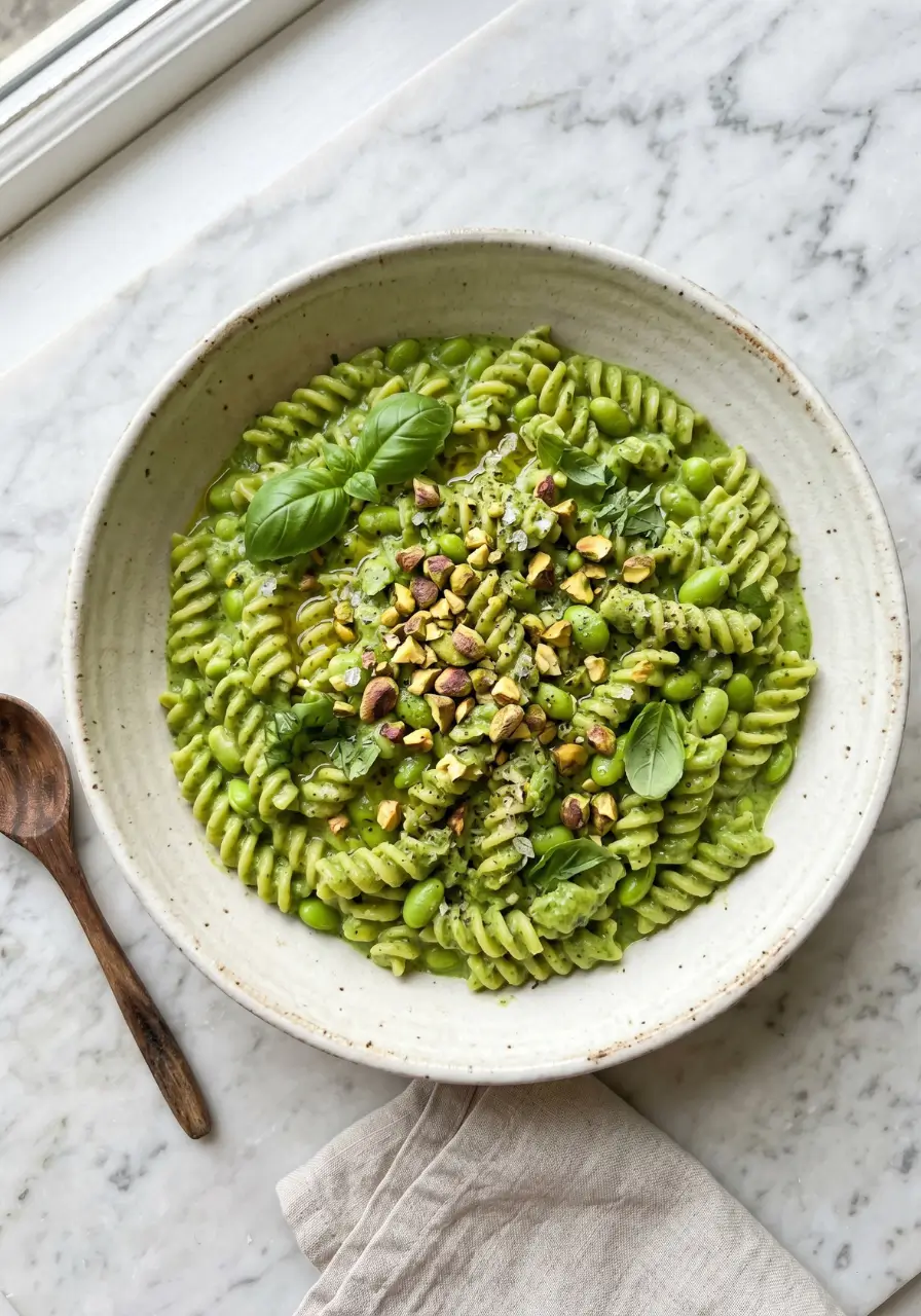 high protein green goddess pasta
